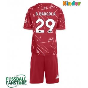 Liverpool Bradley Barcola #29 Replik Heimtrikot Kinder 2026-27 Kurzarm (+ Kurze Hosen)